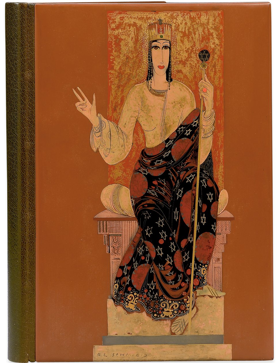 El Cantar de los Cantares, laca por Jean Dunand (1877-1942) de Francois Louis (after) Schmied
