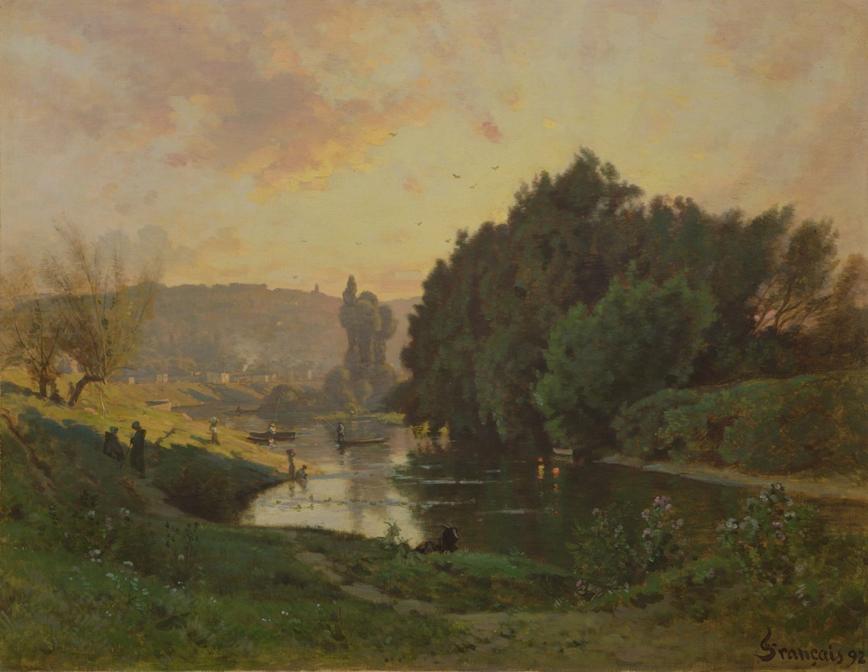 Escena de Bas-Meudon, 1892 de Francois Louis Francais