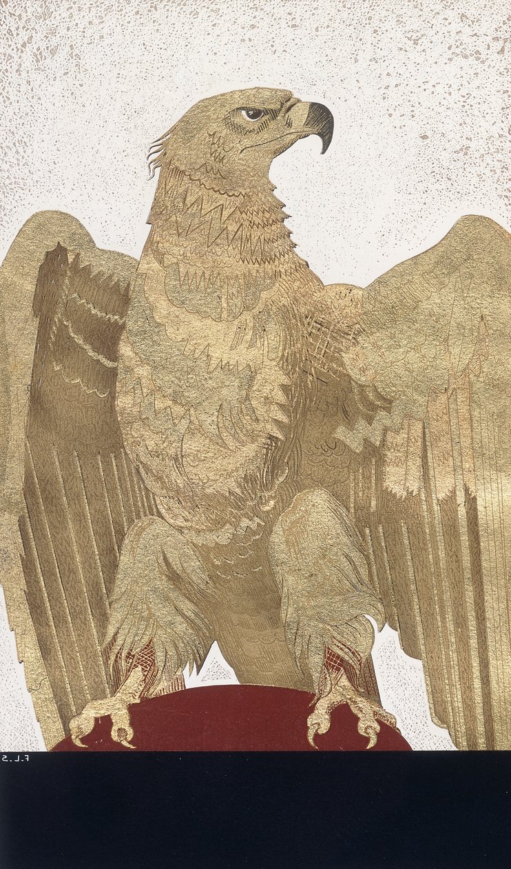 Un águila imperial de Francois Louis Schmied