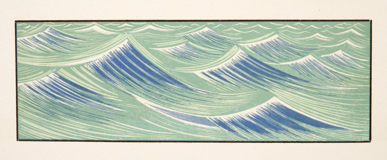 Ilustración gráfica de Prometeo Encadenado de Esquilo, pub. 1941 de Francois Louis Schmied