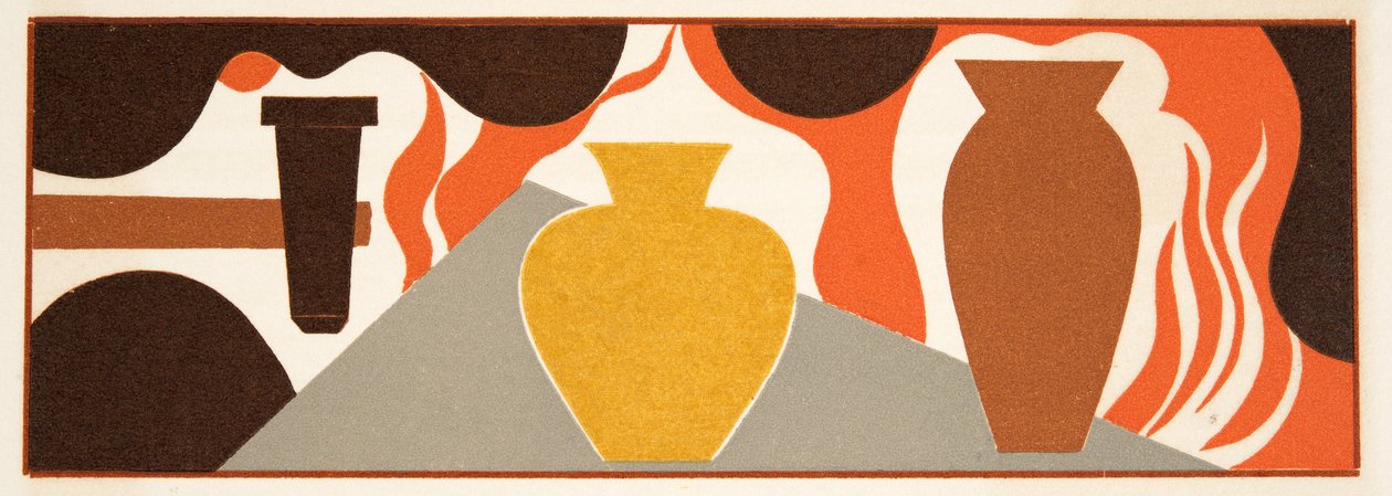 Ilustración gráfica de Prometeo Encadenado de Esquilo, pub. 1941 de Francois Louis Schmied
