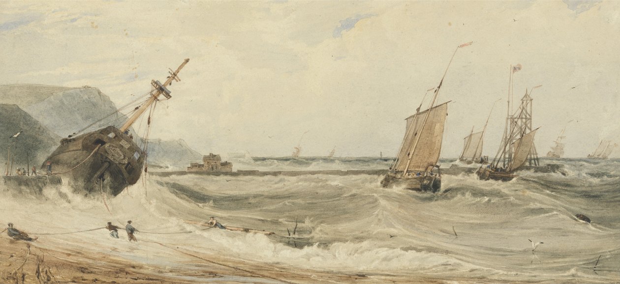 Puerto de Boulogne de Francois Louis Thomas Francia