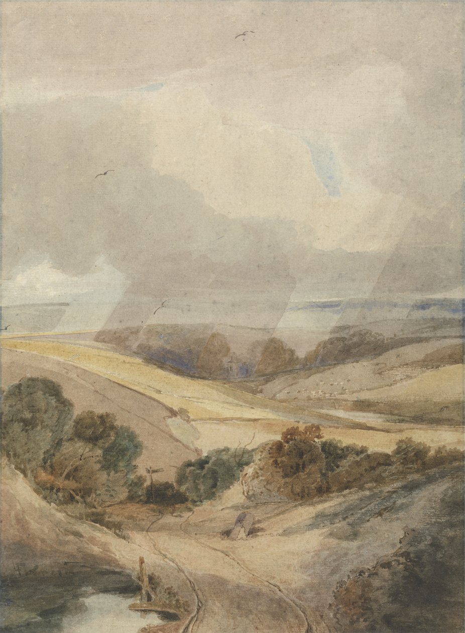 Mousehold Heath, Norwich, 1808 de Francois Louis Thomas Francia