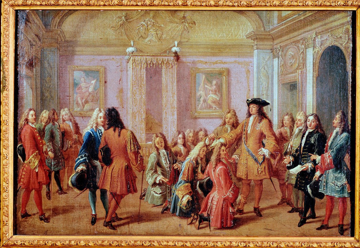 Creación de la Orden de San Luis por el rey Luis XIV, 5 de mayo de 1693 de Francois Marot