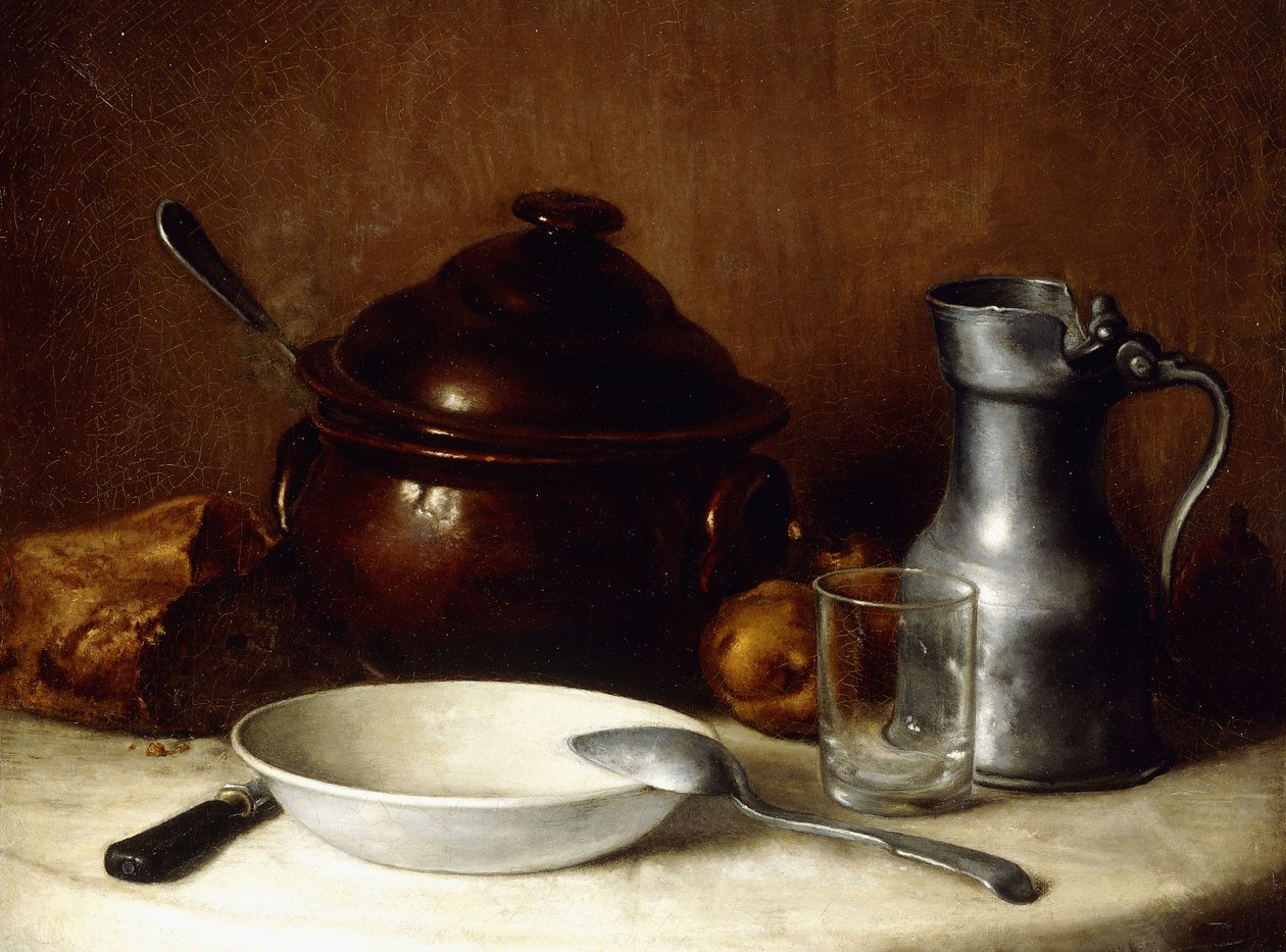 Antes de la comida de Jean Francois Millet