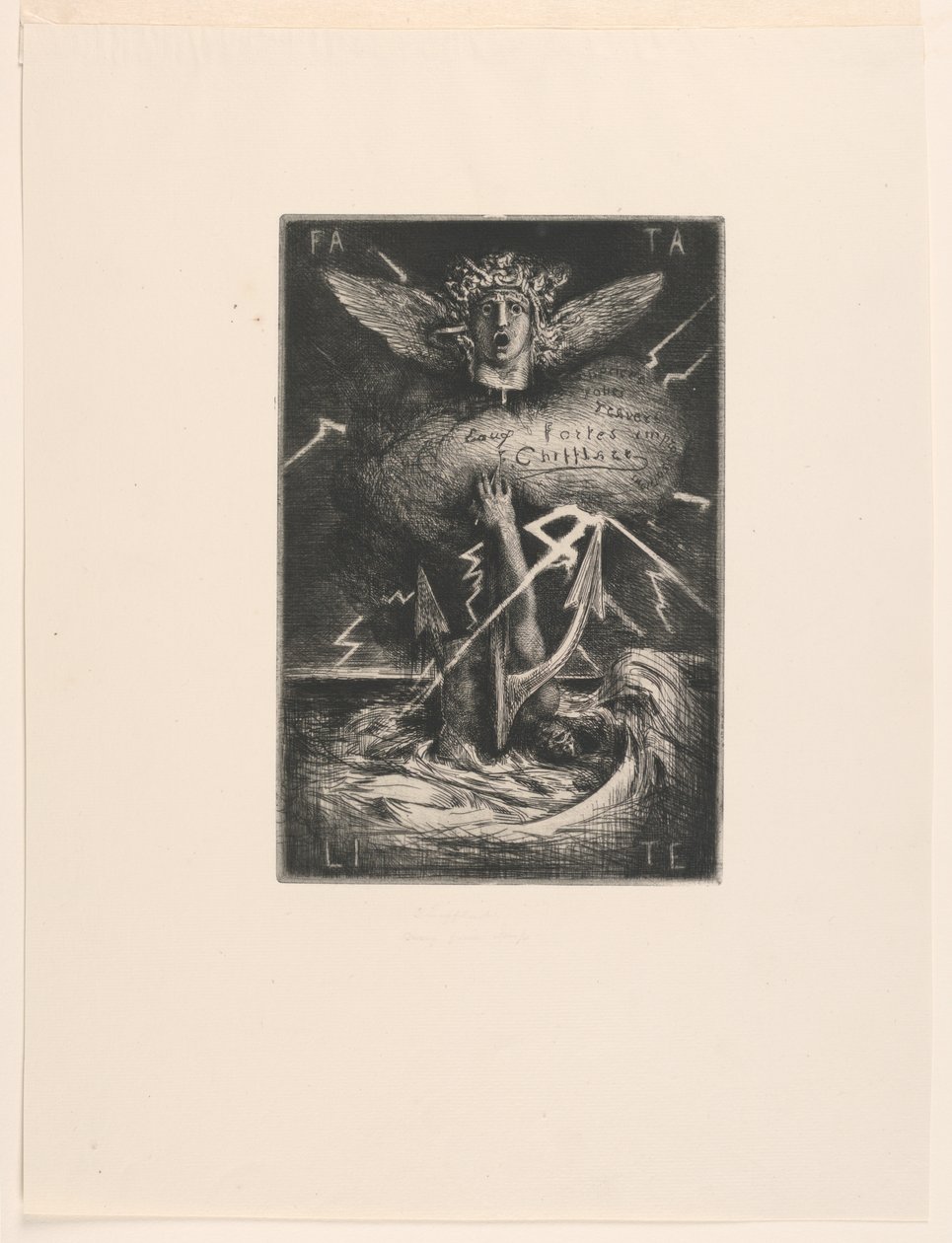 Página de título para "Douze eaux-fortes" de Francois Nicolas Chifflart