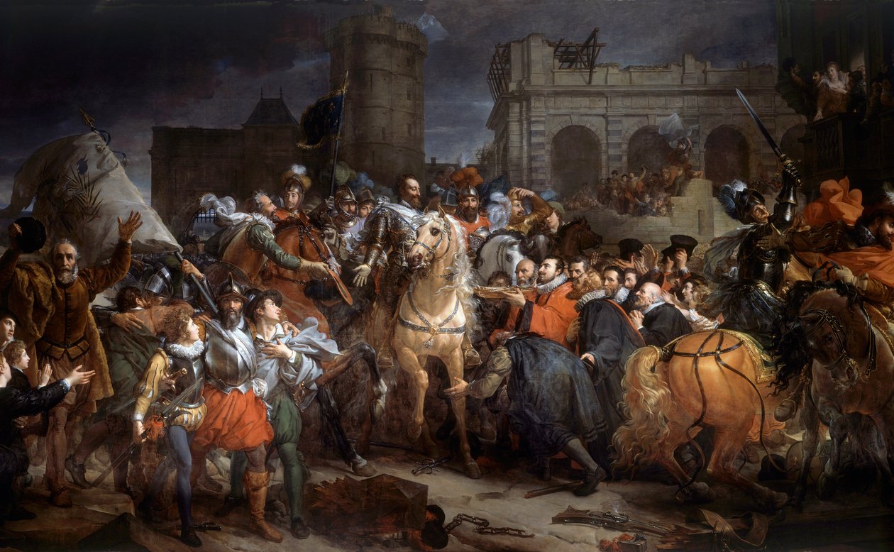 Entrada de Enrique IV en París, 22 de marzo de 1594 de Baron François Pascal Simon Gérard
