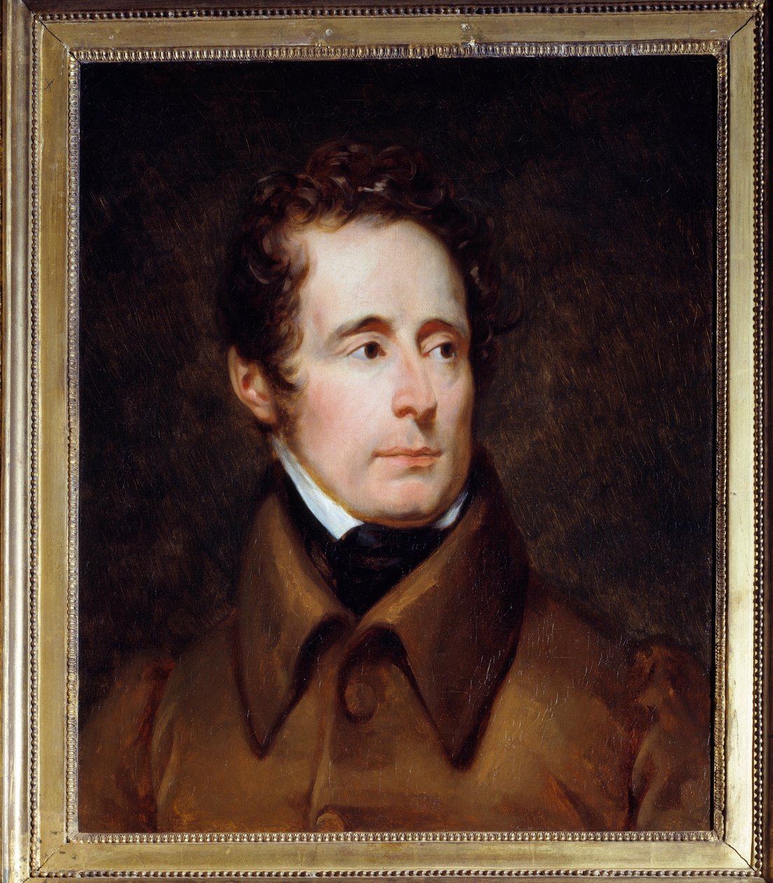 Retrato de Alphonse de Lamartine (1791-1869), escritor y político francés de Baron François Pascal Simon Gérard