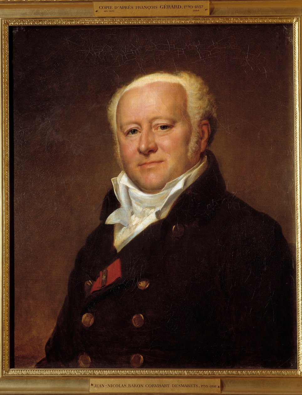 Retrato del Barón Jean Nicolas Corvisart-Desmaretz de Baron François Pascal Simon Gérard