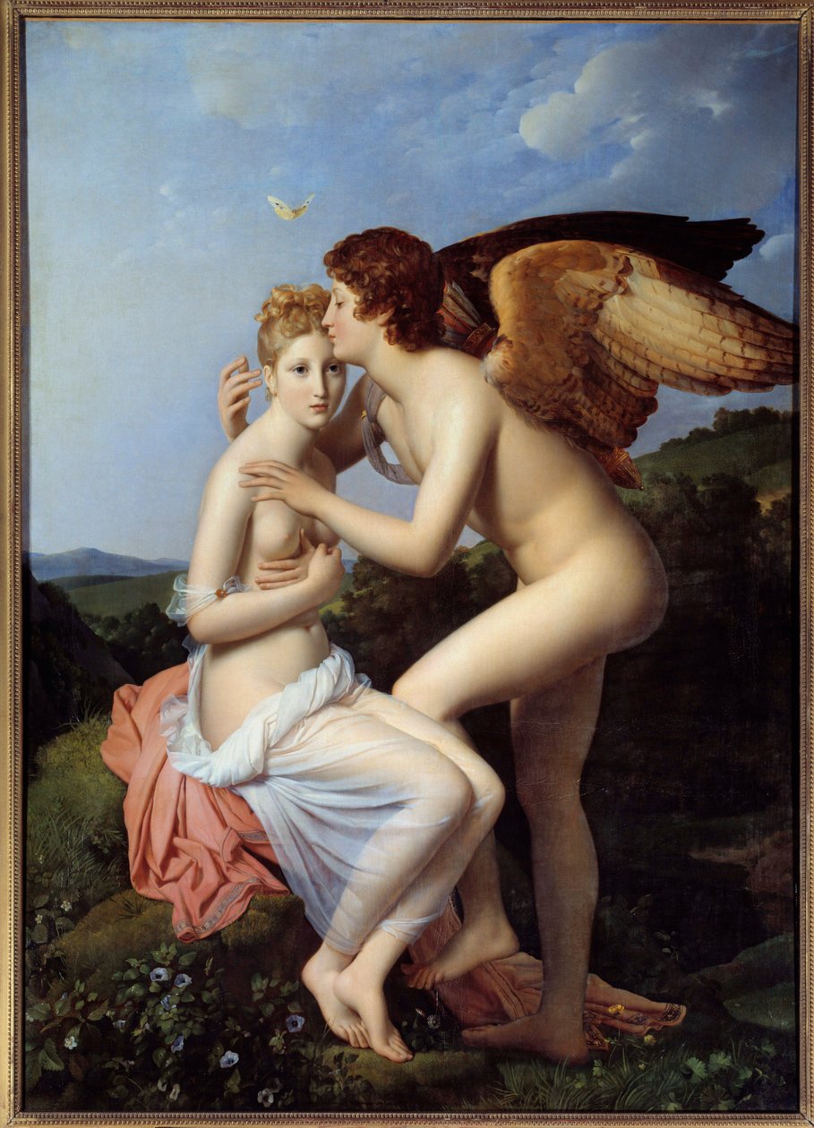 Psique y el Amor de Baron François Pascal Simon Gérard