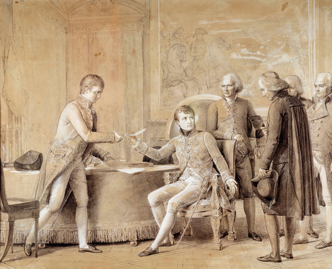 Firma del Concordato entre Francia y la Santa Sede por el Primer Cónsul el 15 de julio de Baron François Pascal Simon Gérard
