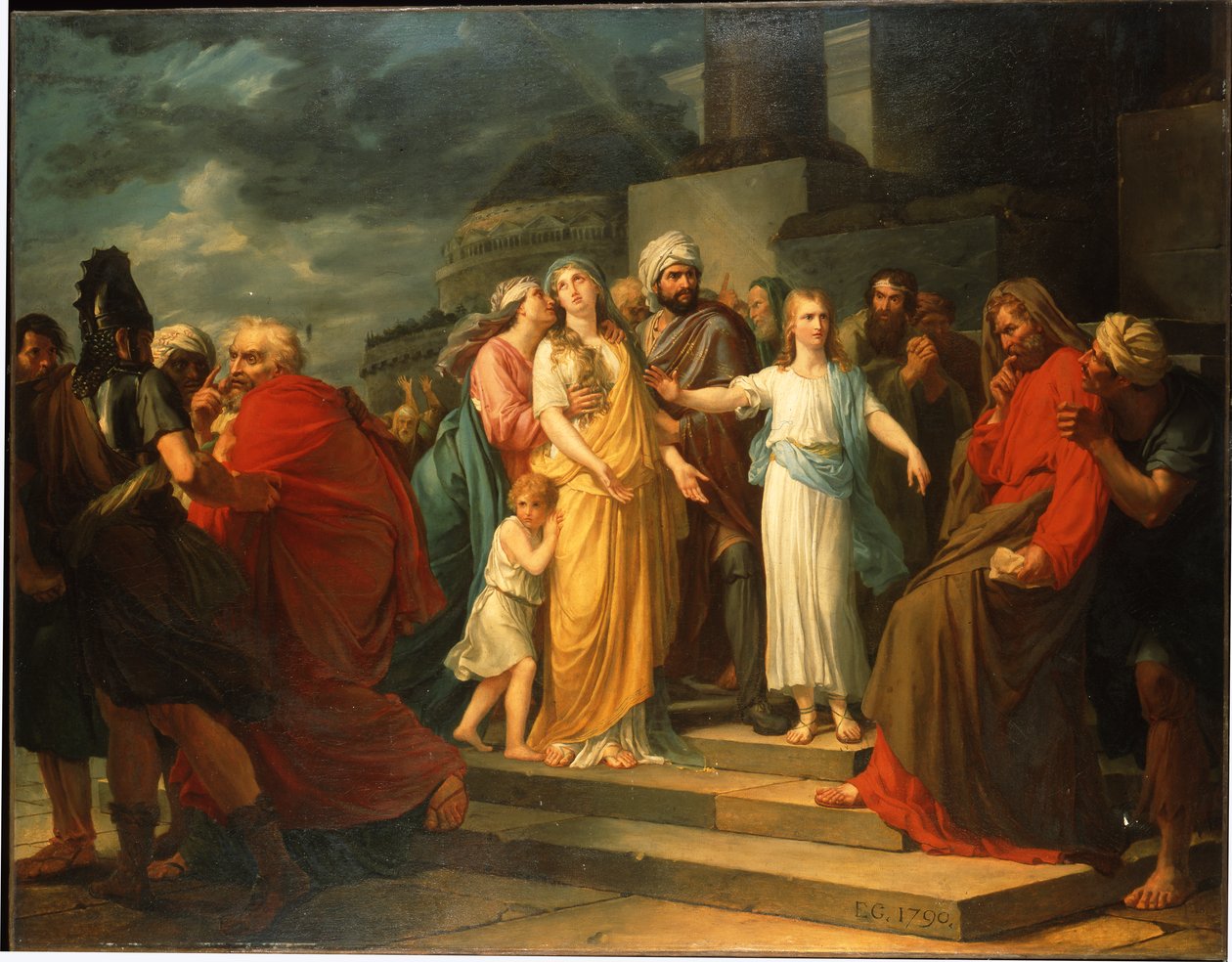 Daniel demostrando la inocencia de Susana de Francois Pascal Simon Gerard