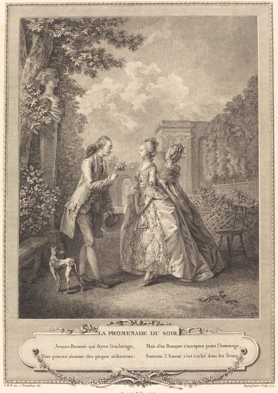 El Paseo Nocturno de Francois Robert Ingouf after Sigmund Freudenberger