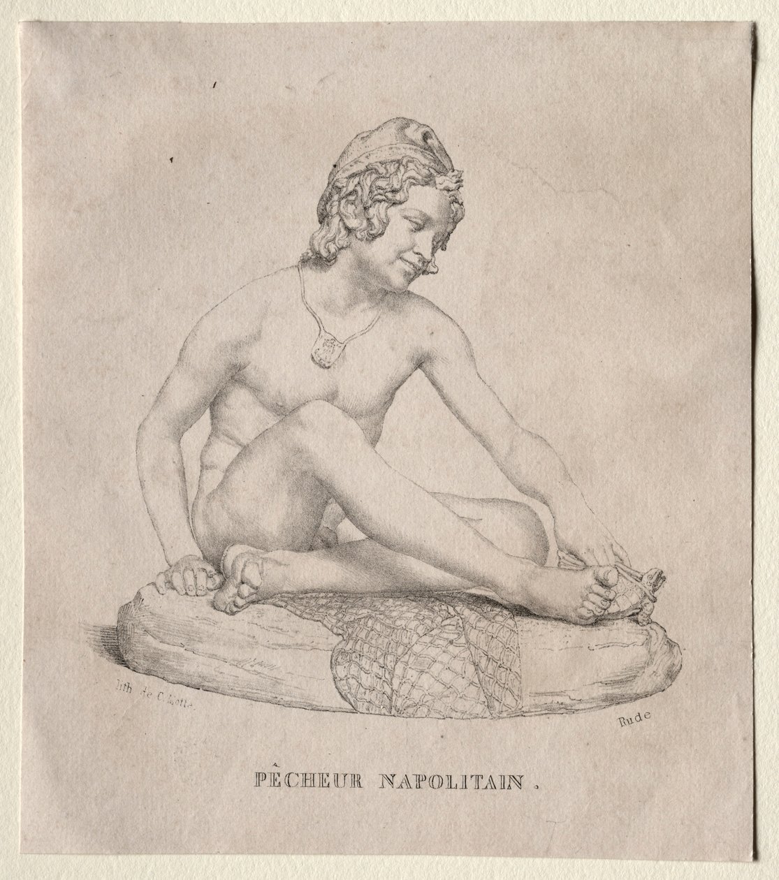 Pescador napolitano, 1835 de Francois Rude