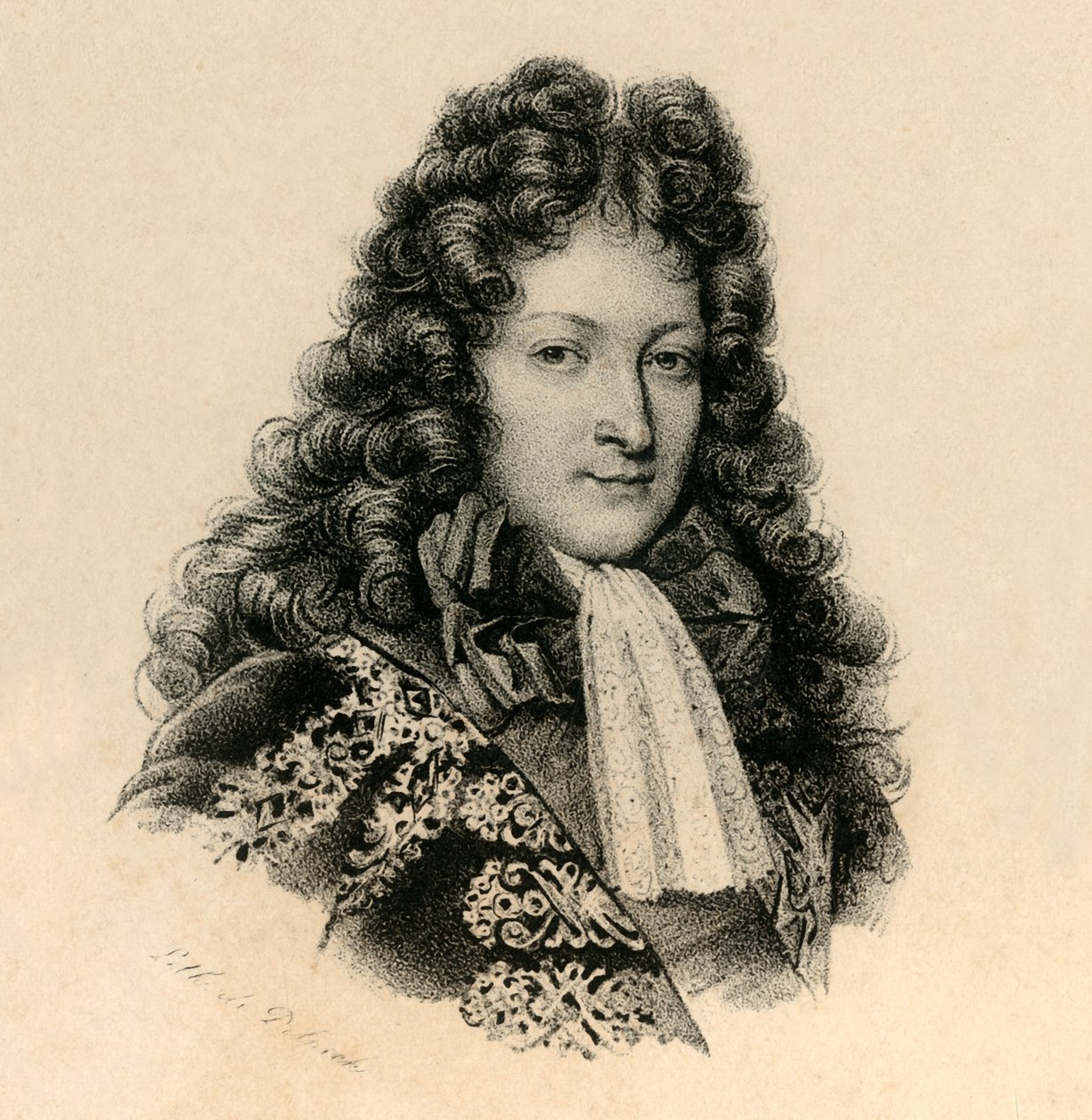Luis Delfín Hijo de Luis XIV, 1661-1711, c1830 de Francois Seraphin Delpech