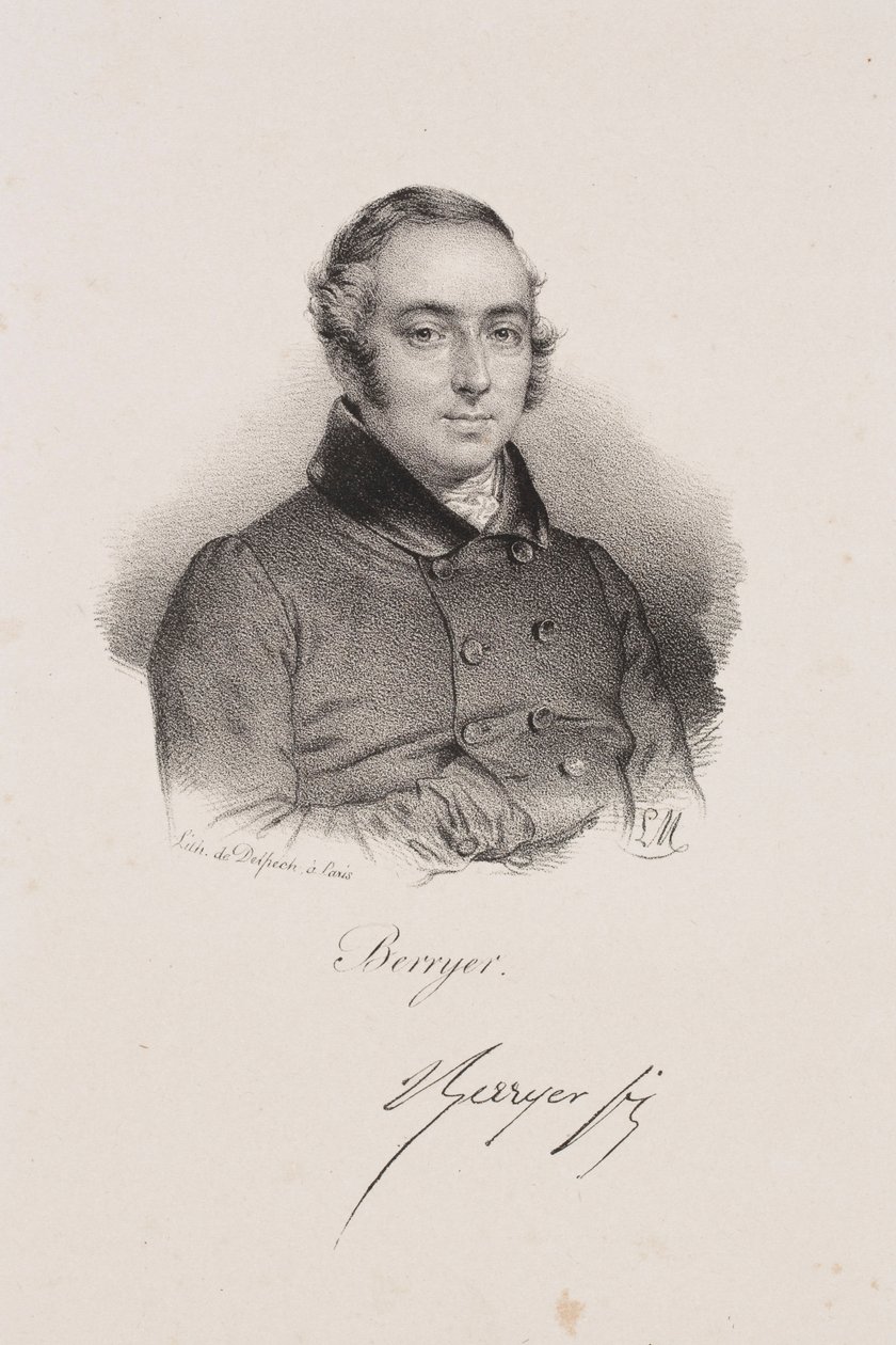 Retrato del político Pierre-Antoine Berryer de Francois Seraphin Delpech