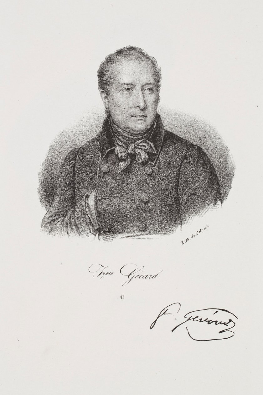 Retrato del pintor François Gérard de Francois Seraphin Delpech
