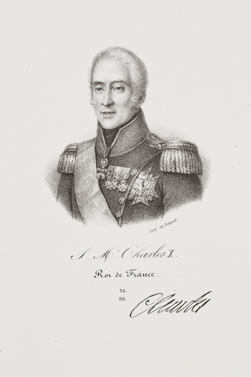 Retrato del rey Carlos X de Francois Seraphin Delpech