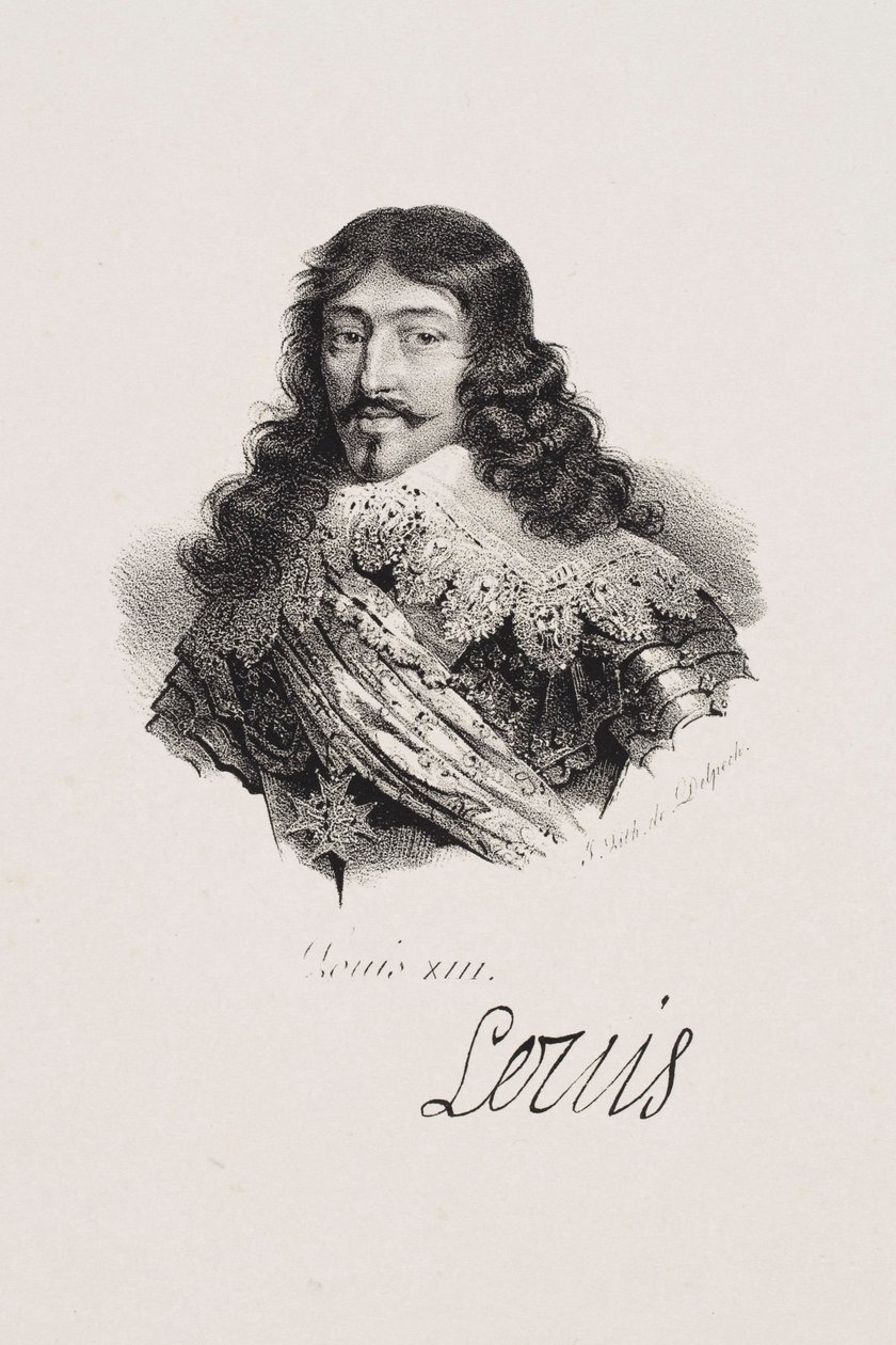 Retrato del rey Luis XIII de Francois Seraphin Delpech