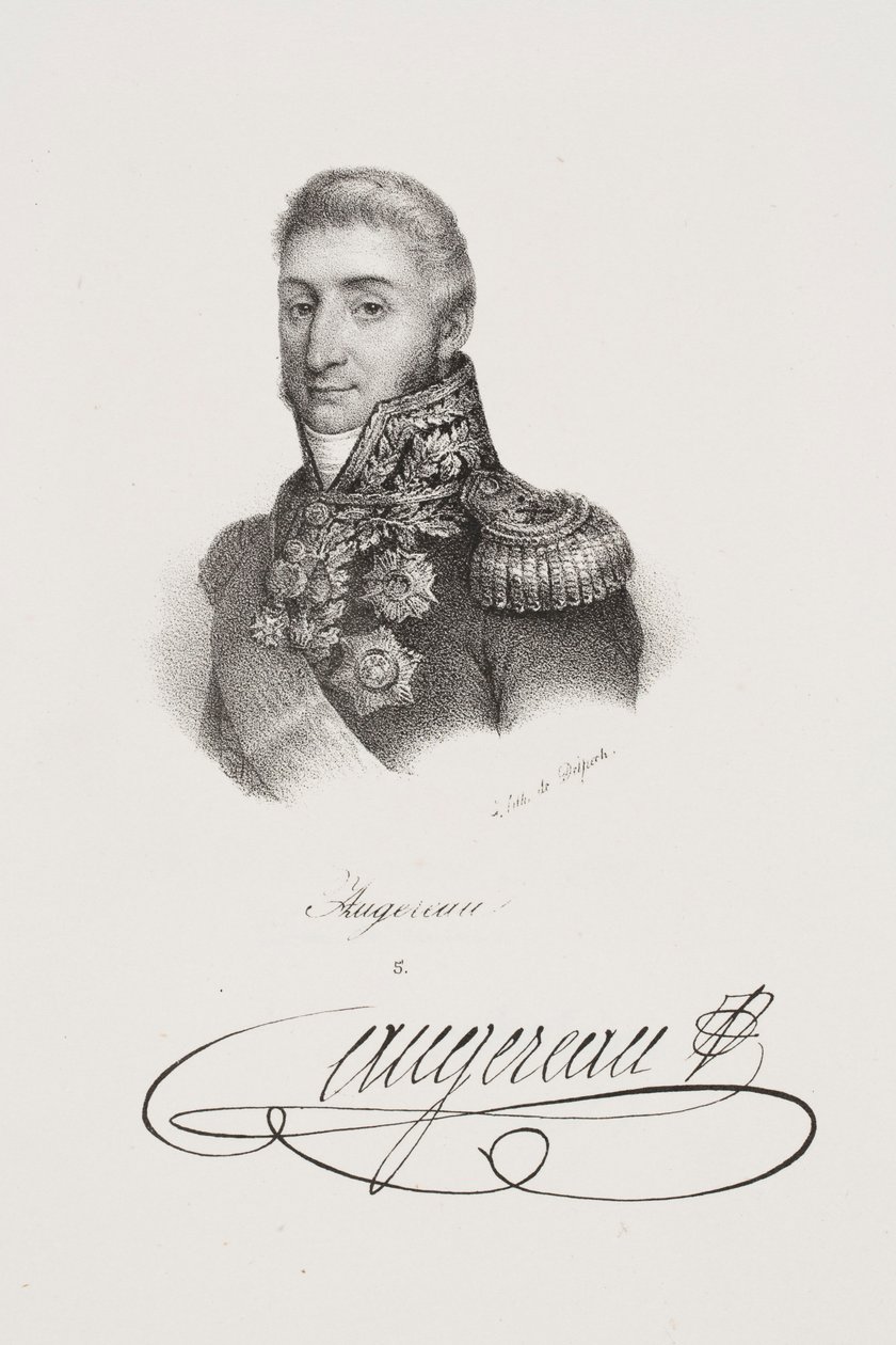 Retrato del mariscal Charles Pierre François Augereau de Francois Seraphin Delpech