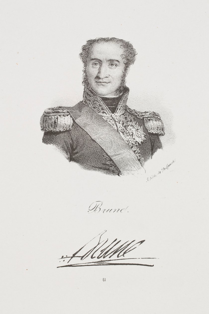 Retrato del mariscal Guillaume Brune de Francois Seraphin Delpech