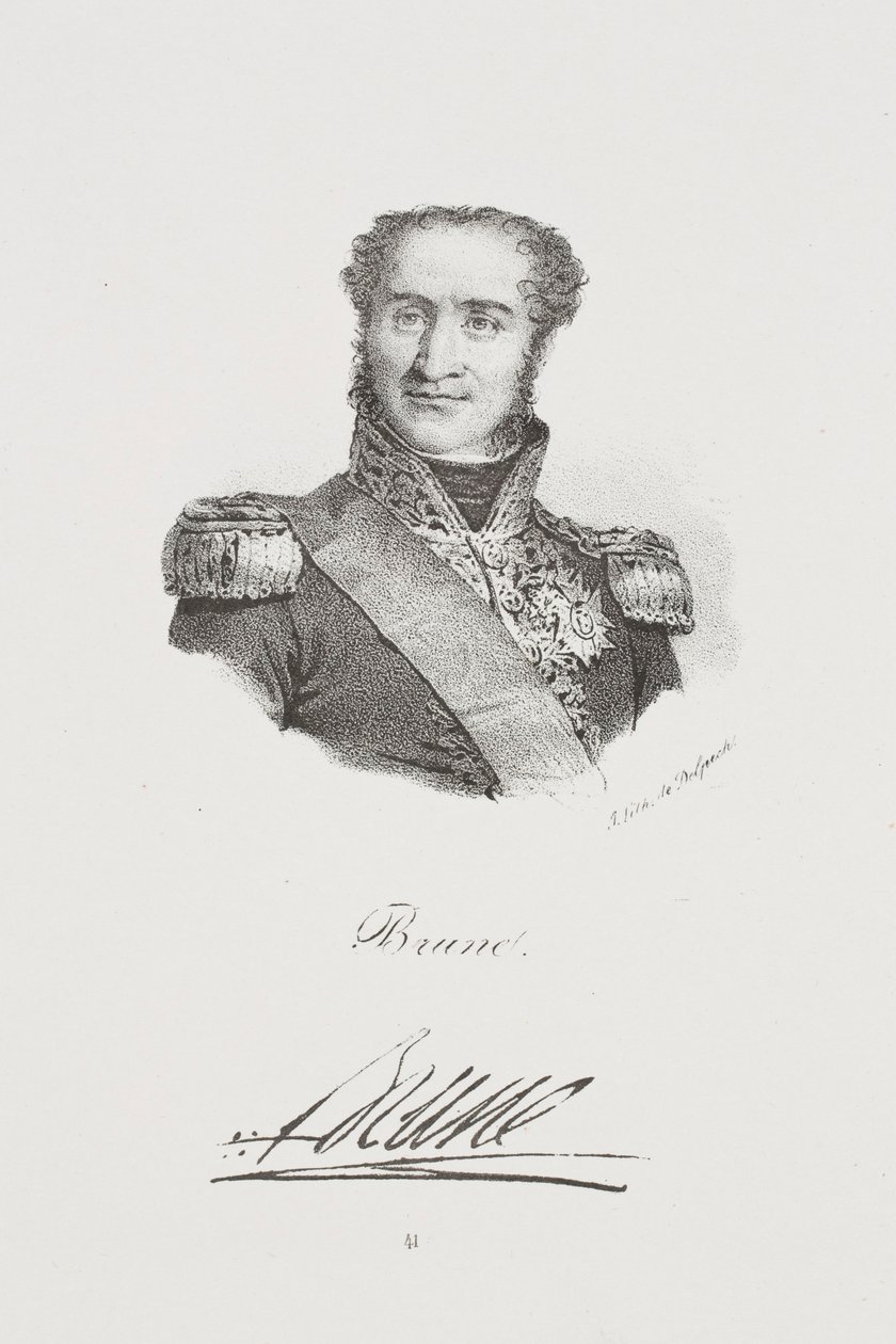 Retrato del mariscal Guillaume Brune de Francois Seraphin Delpech