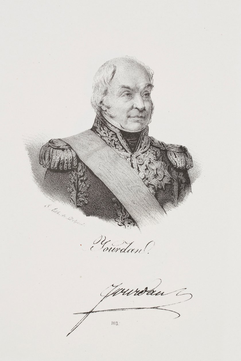 Retrato del mariscal Jean-Baptiste Jourdan de Francois Seraphin Delpech