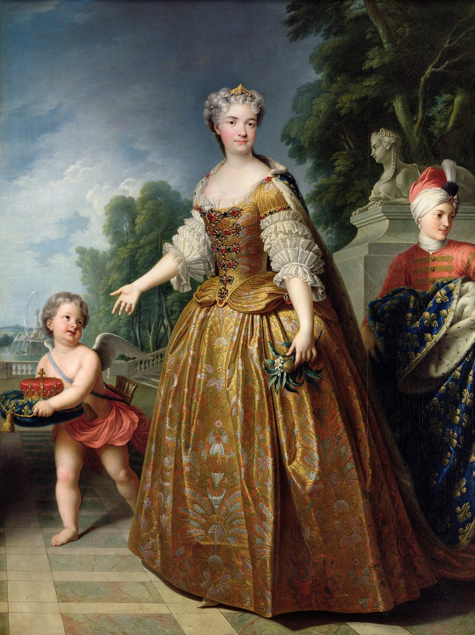 Retrato de Marie Leczinska (1703-68) después de 1725 de Francois Stiemart