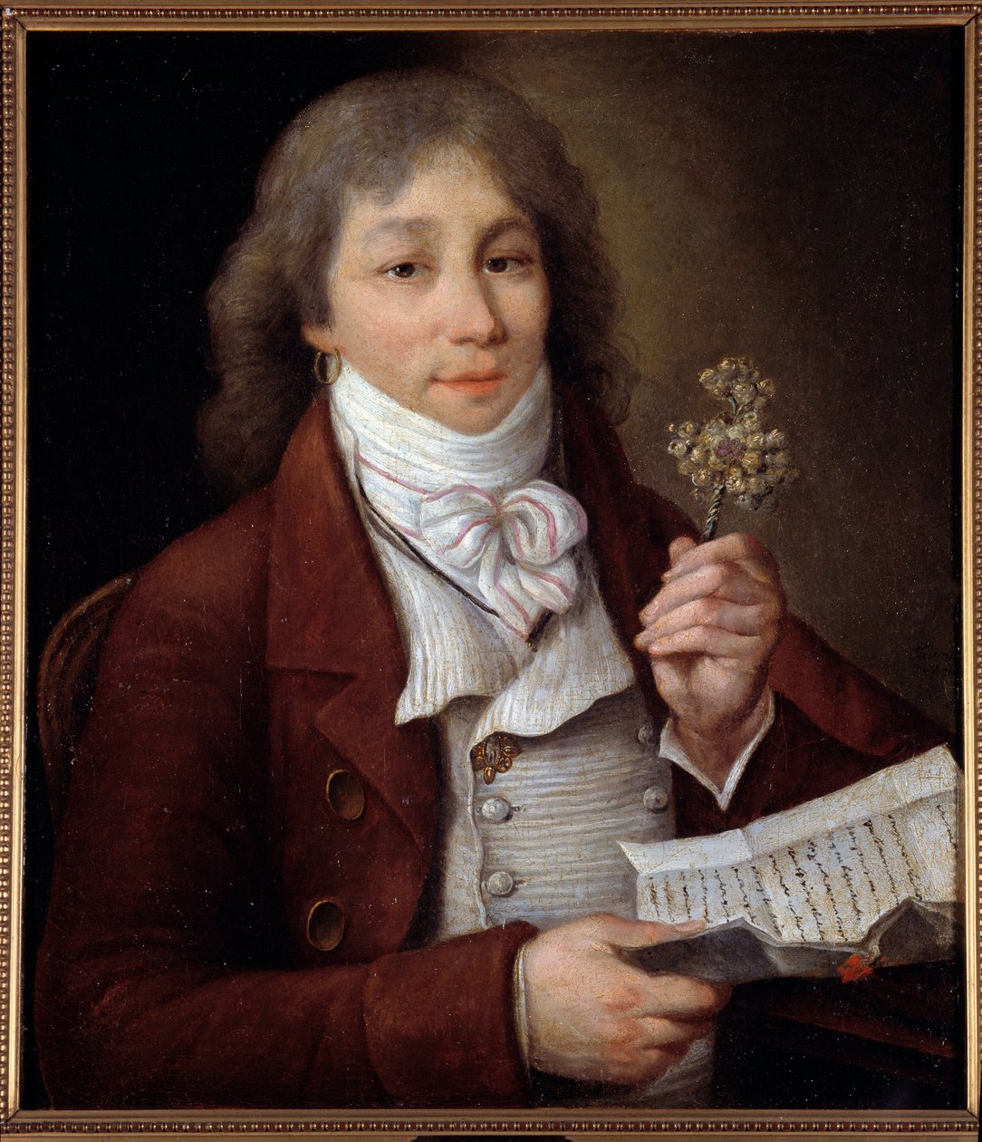 Retrato del poeta y político Philippe Francois Nazaire Fabre dit Fabre d