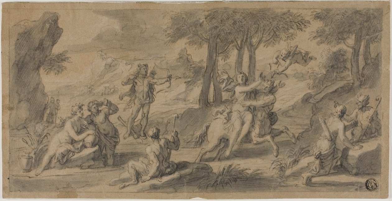 El vuelo del centauro Nessus con Dejanina de Francois Verdier