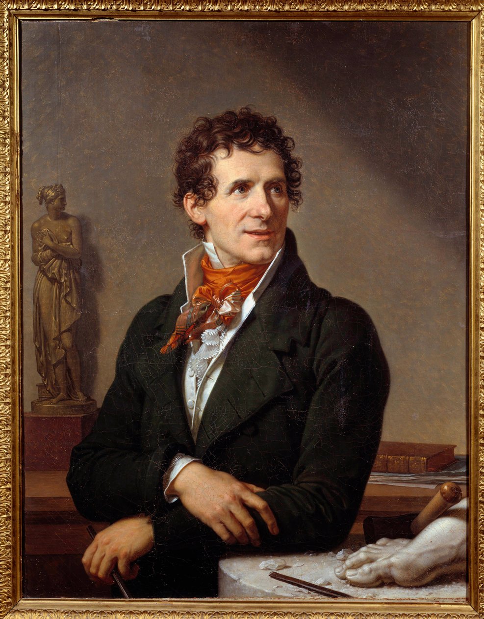 Retrato del escultor Antonio Canova (1757-1822) de Francois Xavier Fabre