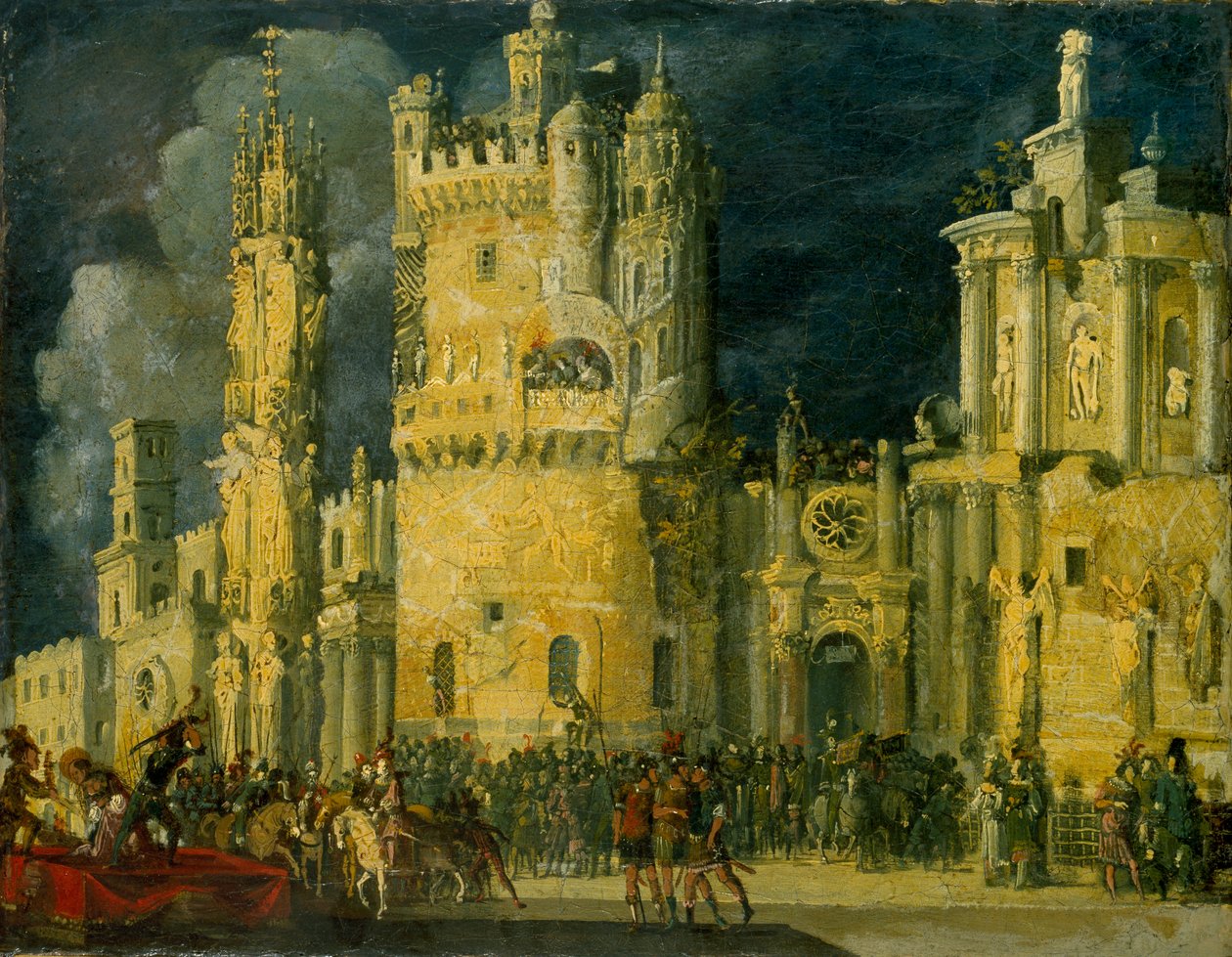 El martirio de una santa de Francois de Nome