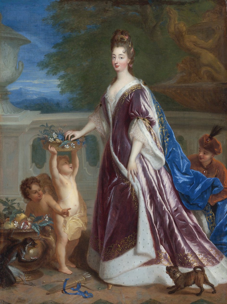 Retrato de Elisabeth-Charlotte de Baviera o del Palatinado (1652-1722) de Francois de Troy