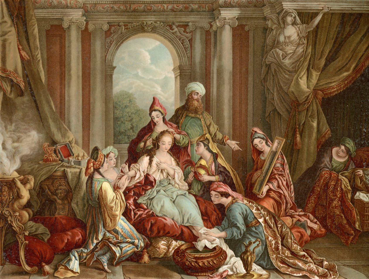 Ester es decorada para el rey de Francois de after Troy