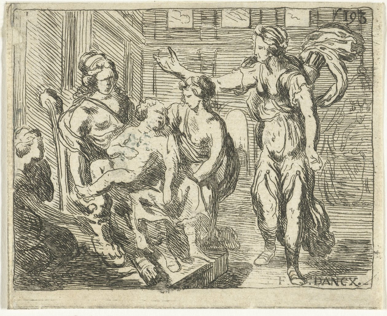 Nacimiento de Hércules de Francoys Dancx
