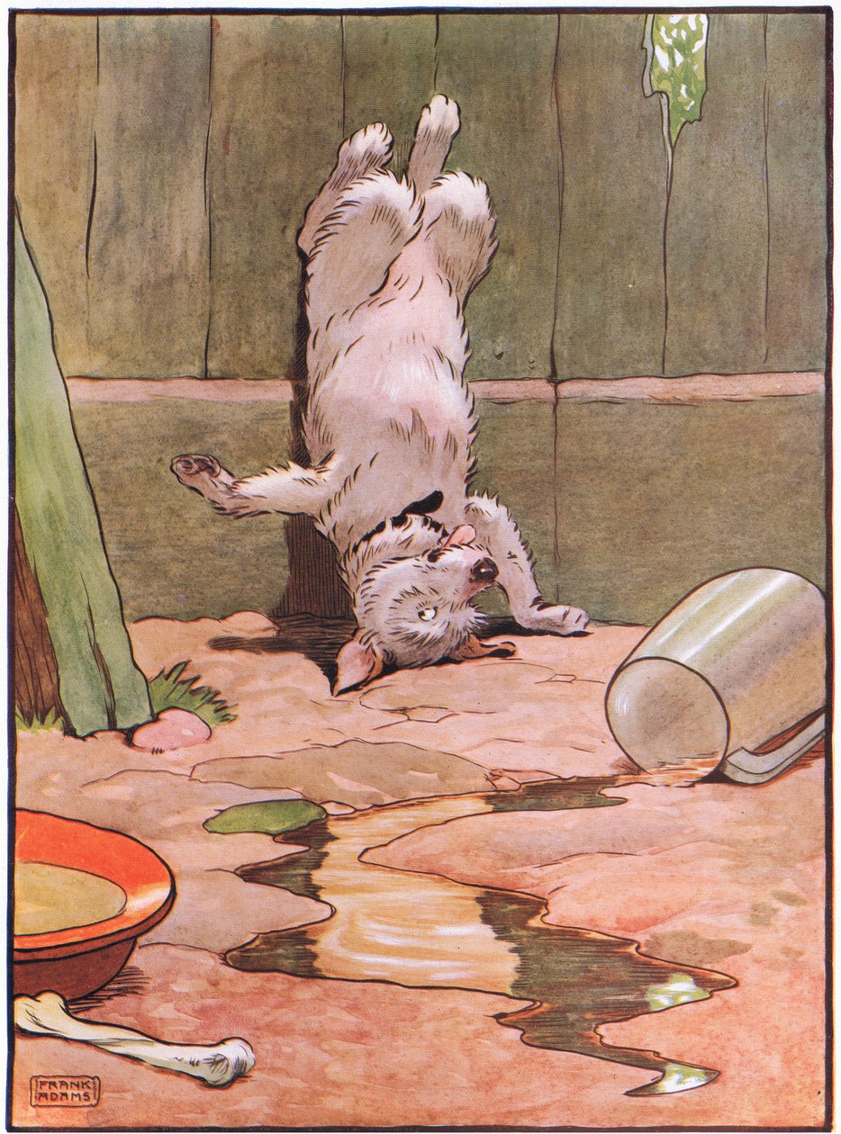 El perro se paró de cabeza, 1930s de Frank Adams