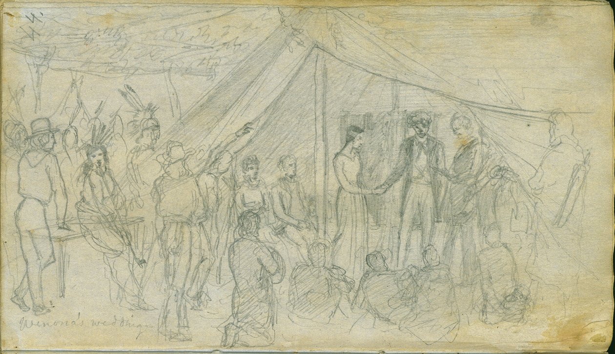 La boda de Winona, 1851 de Frank Blackwell Mayer