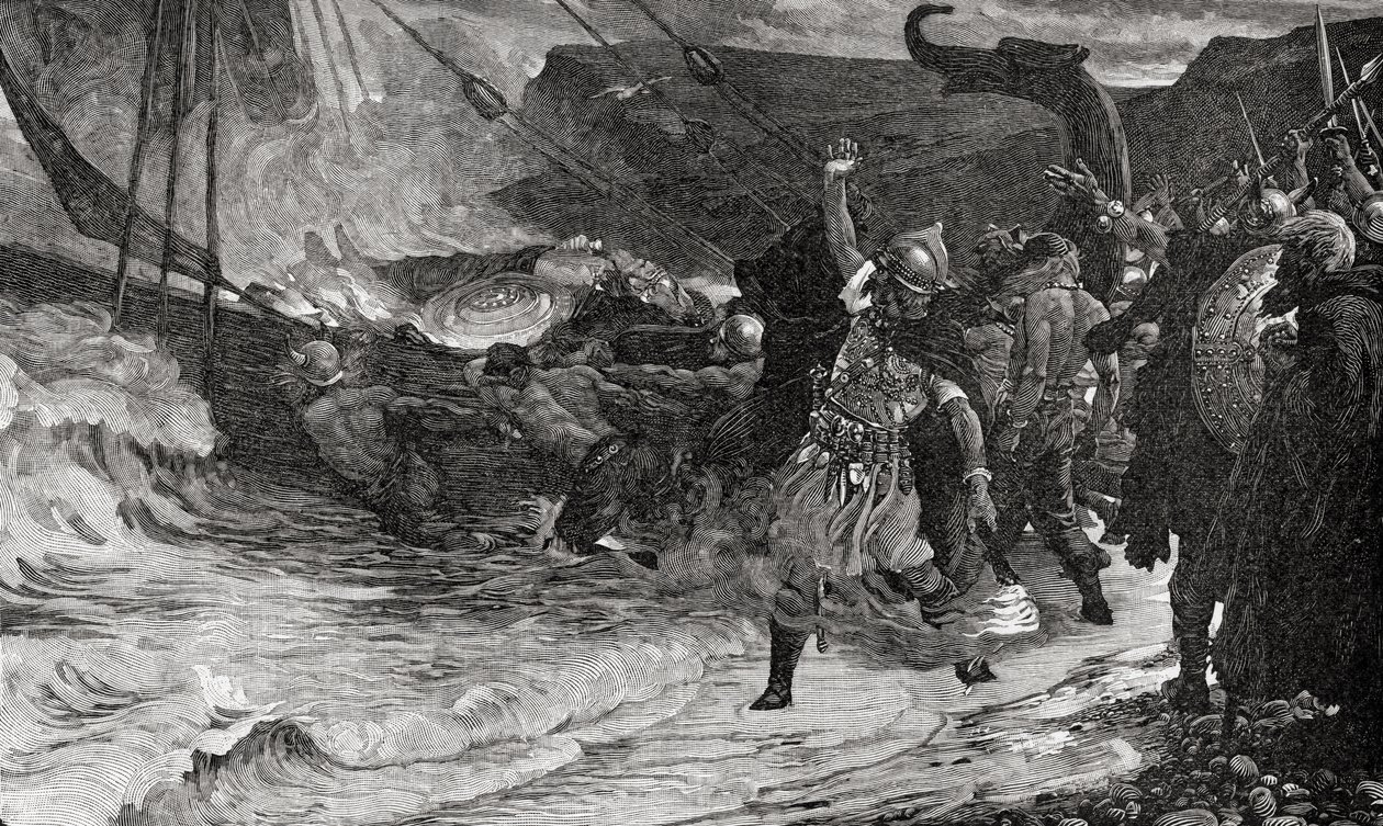 El funeral de un vikingo, del libro 