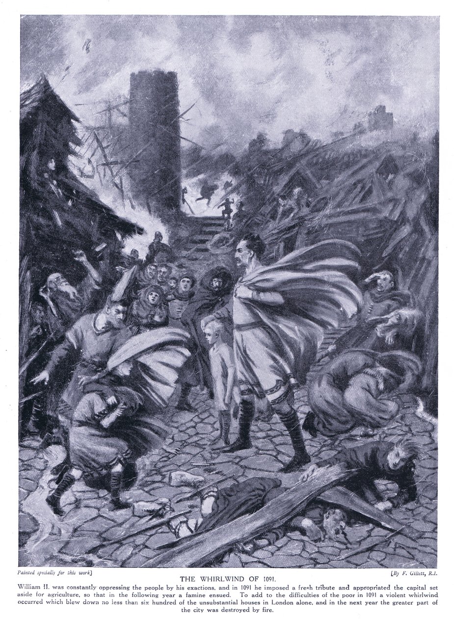 El torbellino de 1091 d.C., años 1920 de Frank Gillett