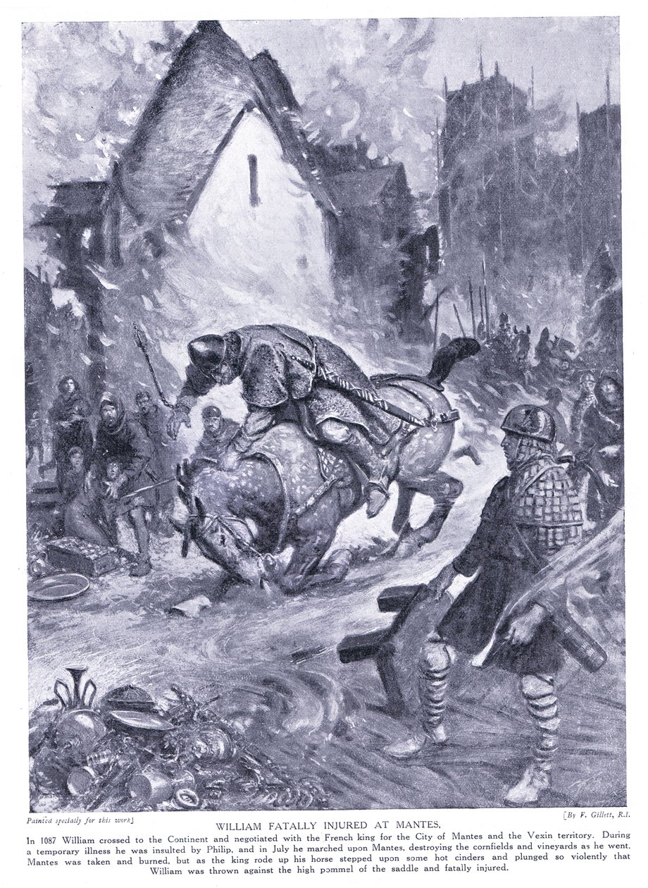 William gravemente herido en Nantes, años 1920 de Frank Gillett