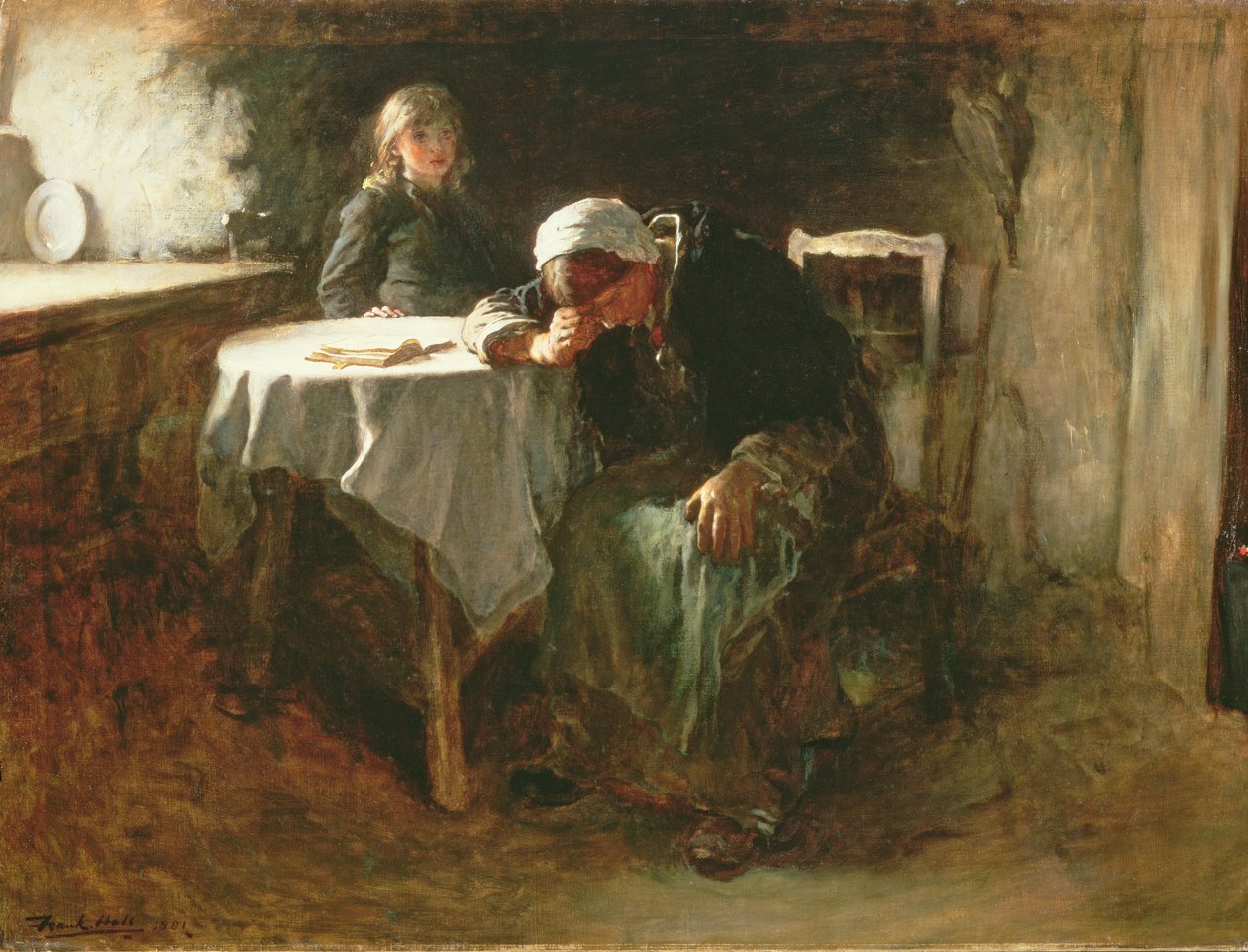 Desesperación, 1881 de Frank Holl