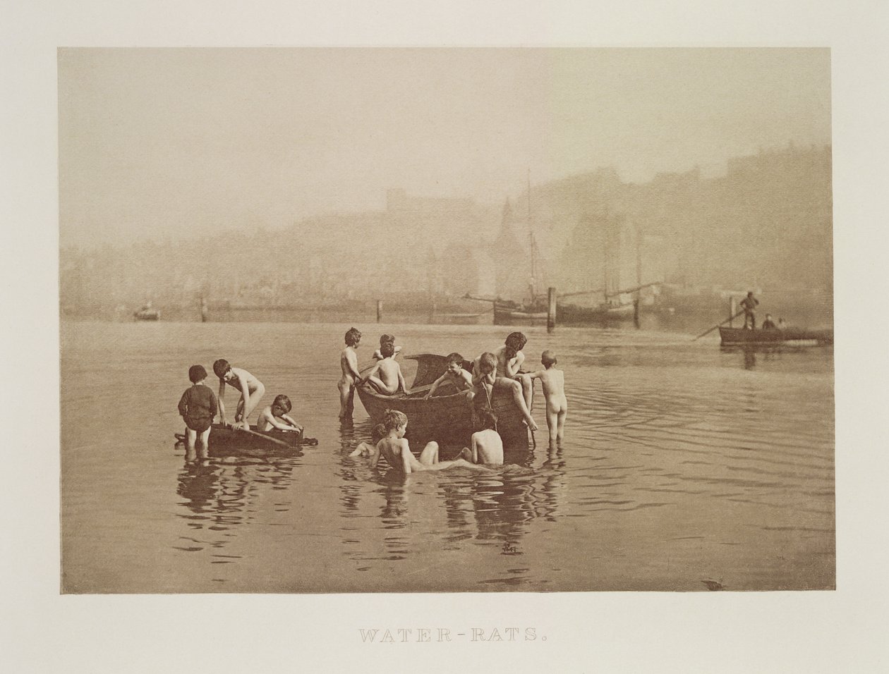 Ratas de Agua, c.1889 de Frank Meadow Sutcliffe