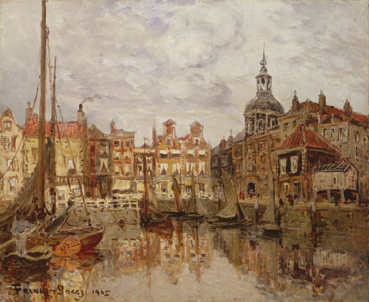 Un puerto, 1905 de Frank Myers Boggs