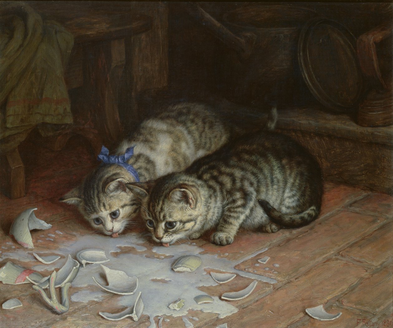 No sirve de nada llorar sobre la leche derramada, 1880 de Frank Paton