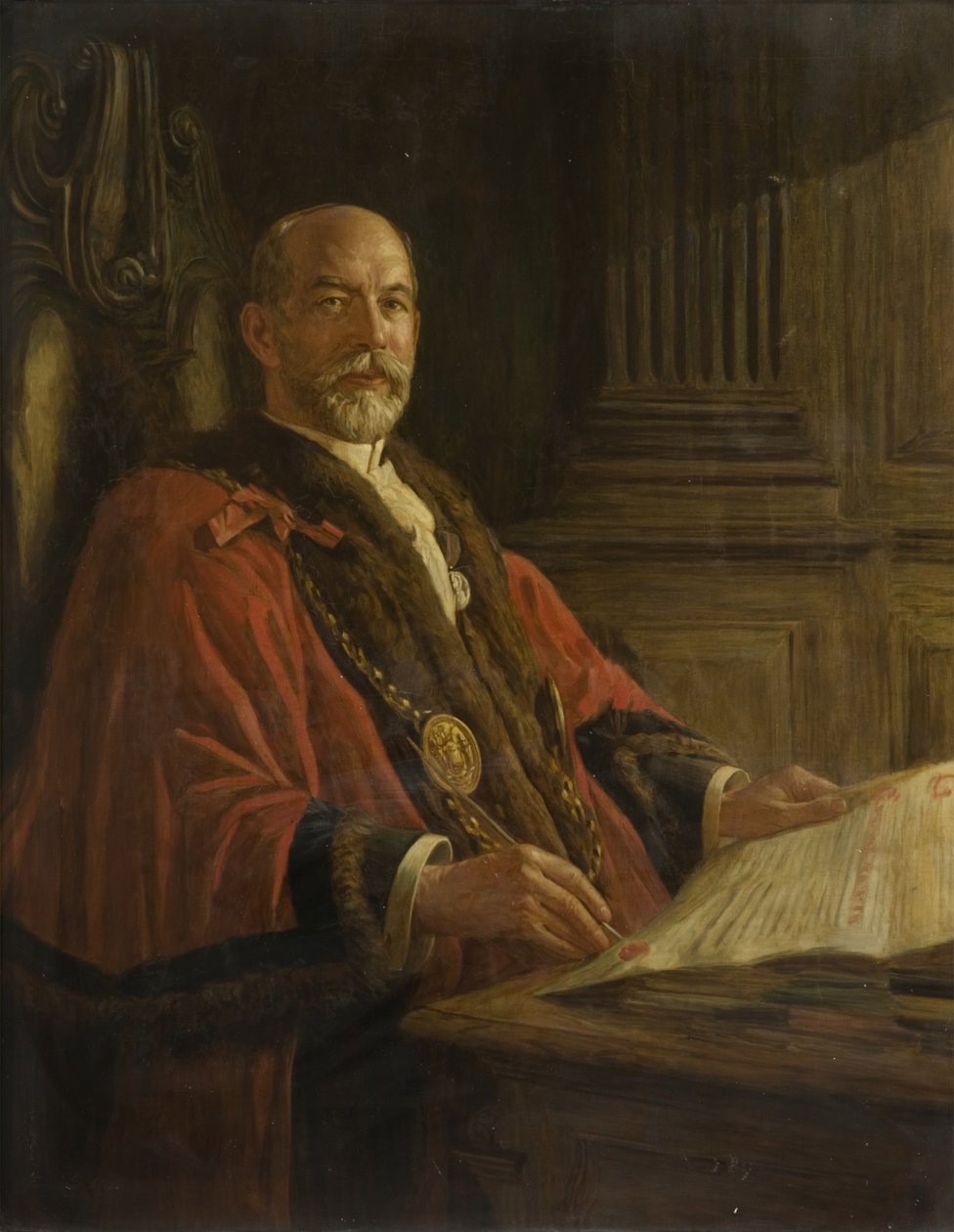 Retrato del Concejal Robert Readhead de Frank Stanley Ogilvie