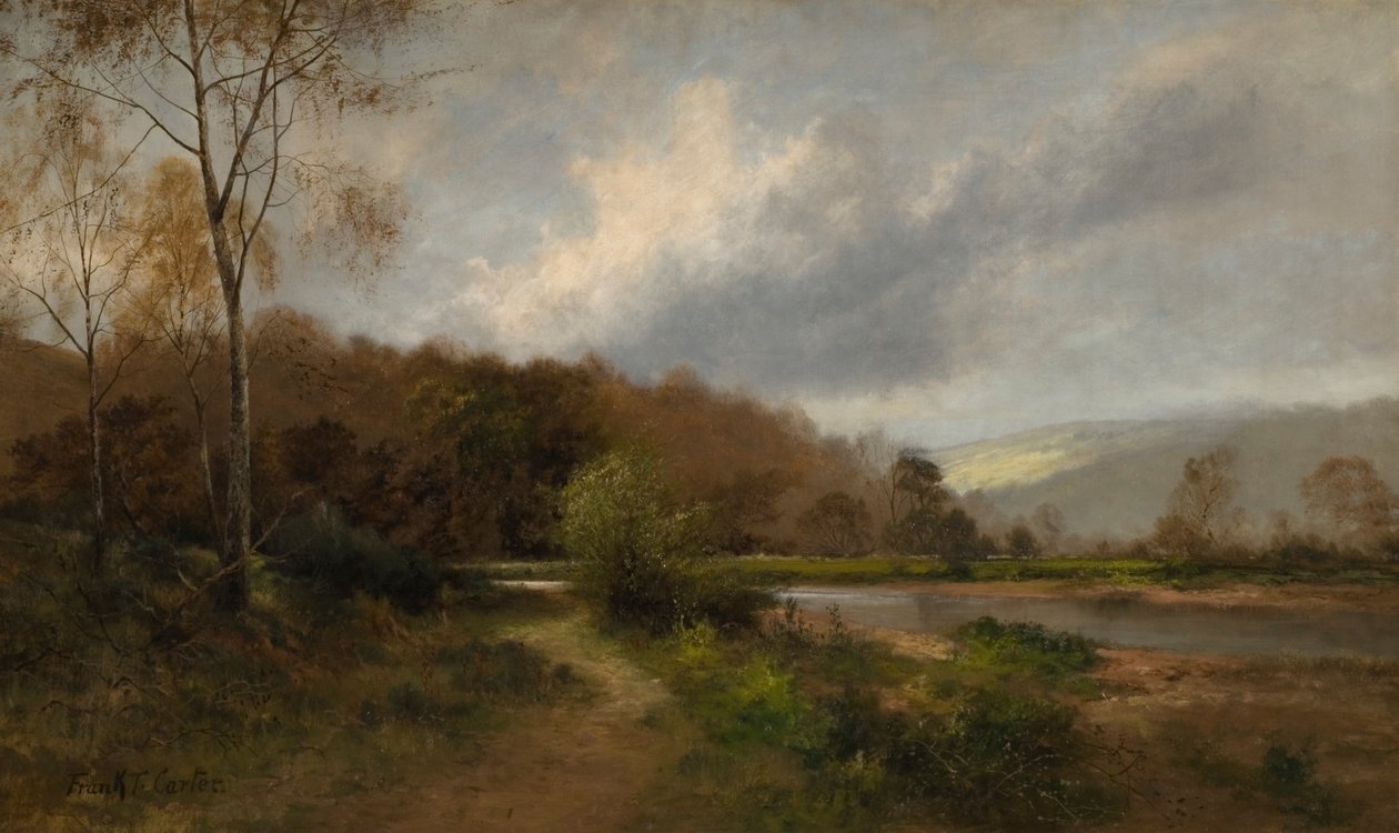 El Derwent cerca de Lintz Green de Frank Thomas Carter