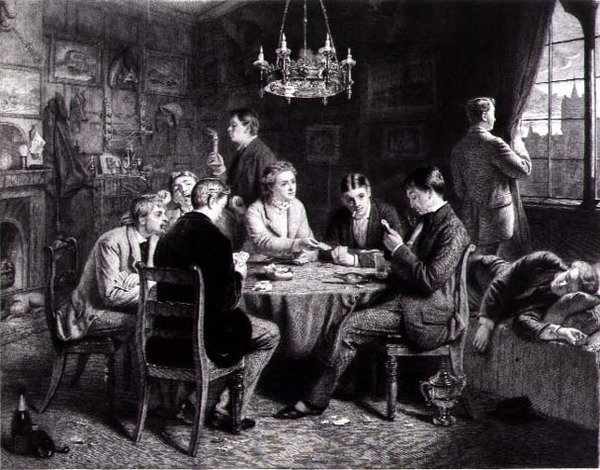 Reverie - Una Voz desde Lejos, grabado por Robert W. Macbeth (1848-1910) publicado por Thomas McLean de Frank (after) Dicksee