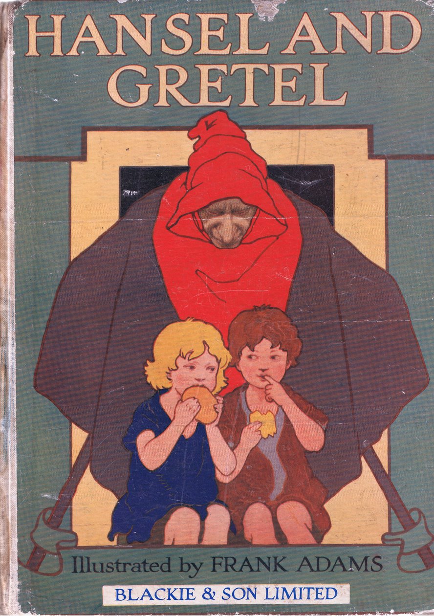 Portada, de Hansel y Gretel publicado por Blackie & Son Limited, c.1940 de Frank Adams