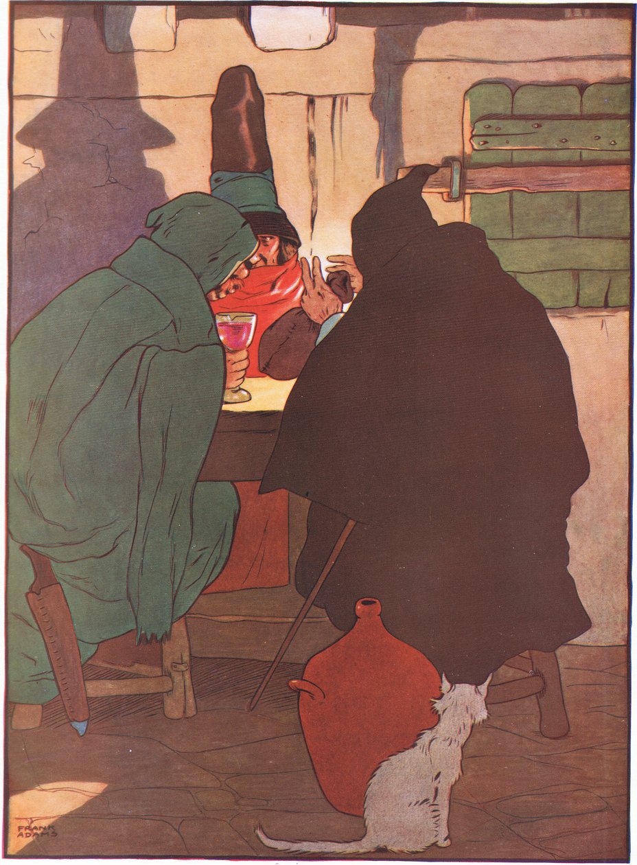 Negoció con dos rufianes valientes, que debían llevarse a los dos niños, 1930s de Frank Adams