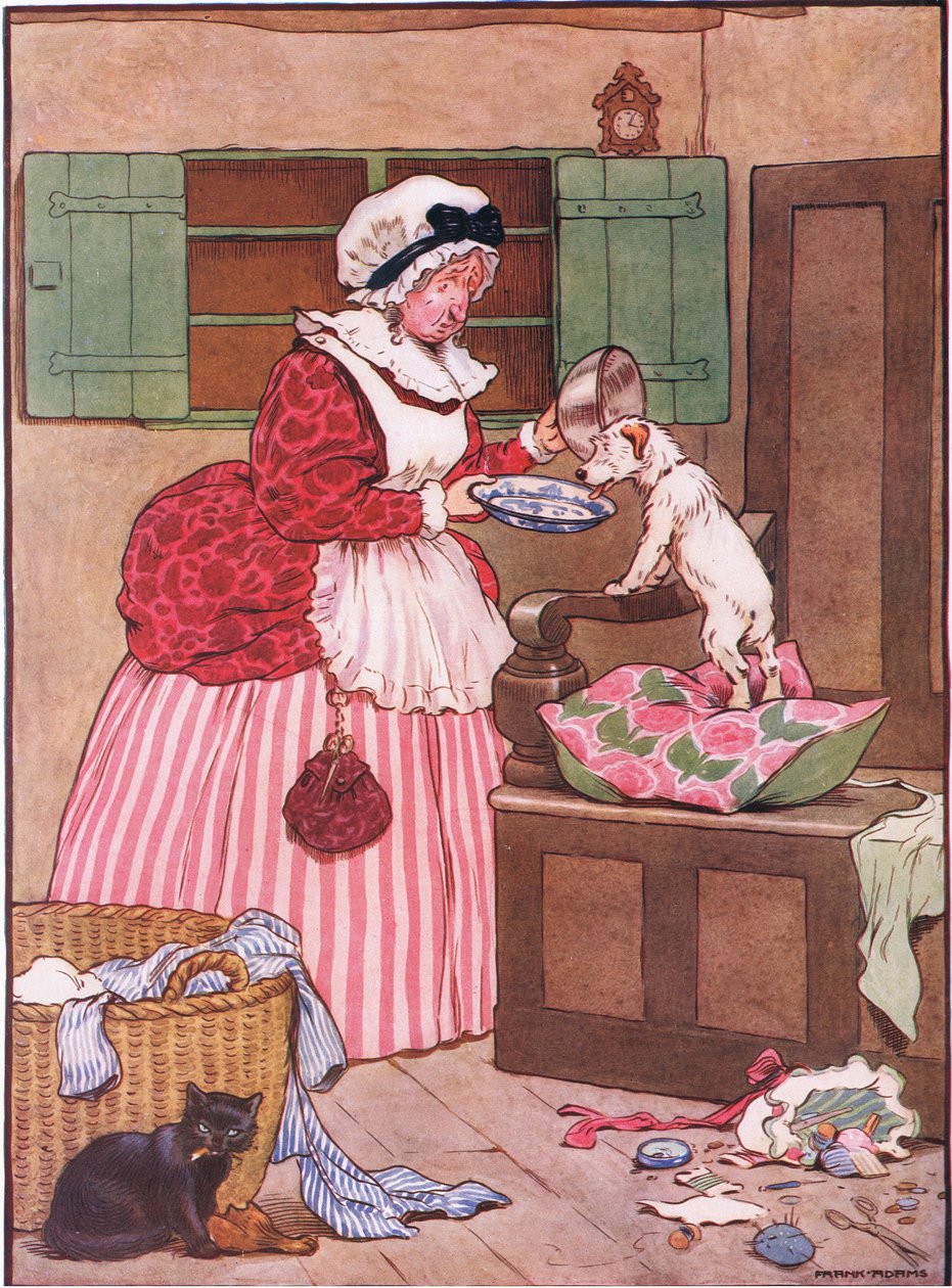 La vieja madre Hubbard, años 1930 de Frank Adams